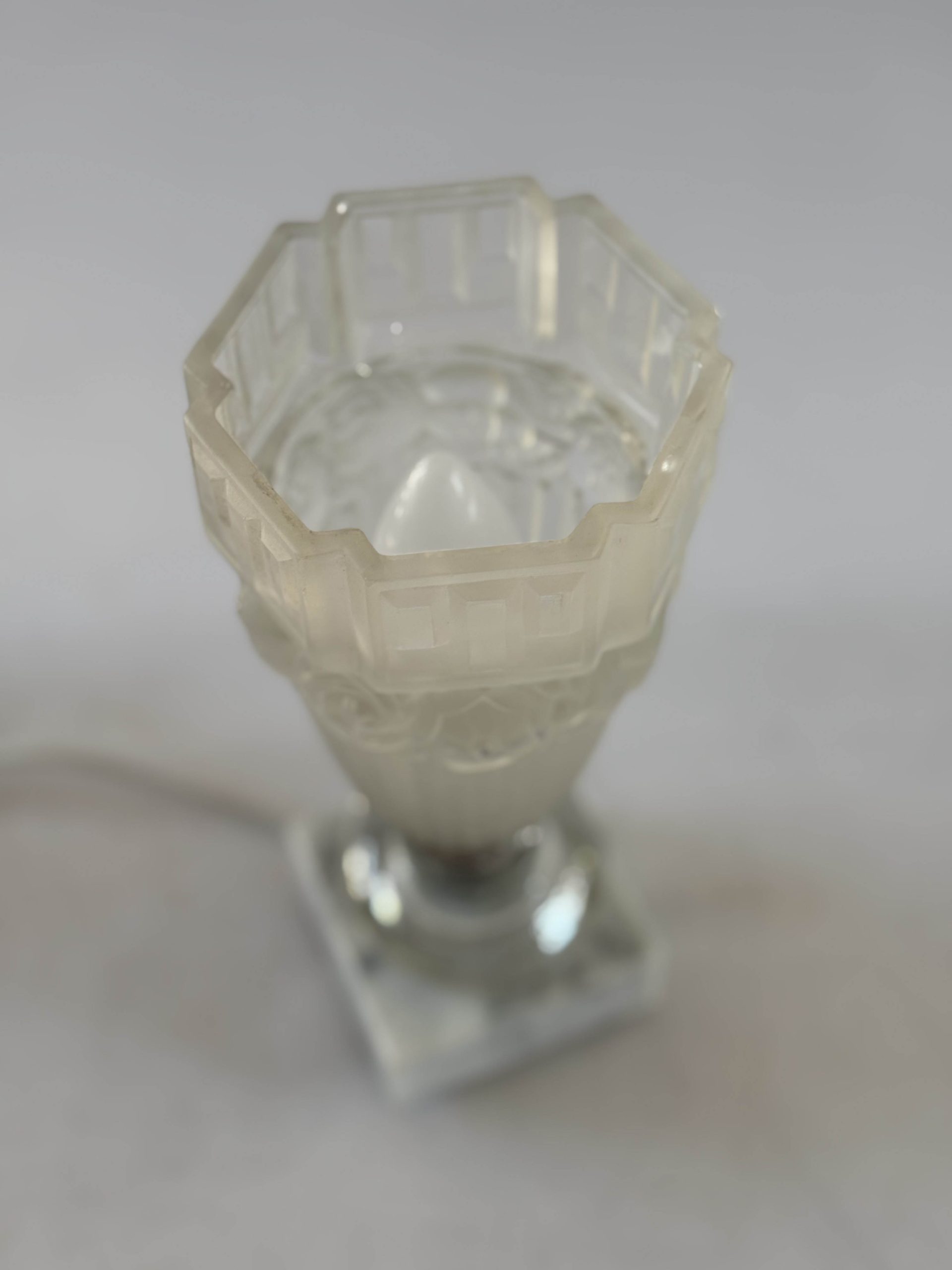 Lampe art déco et marbre 'kola' – Image 3