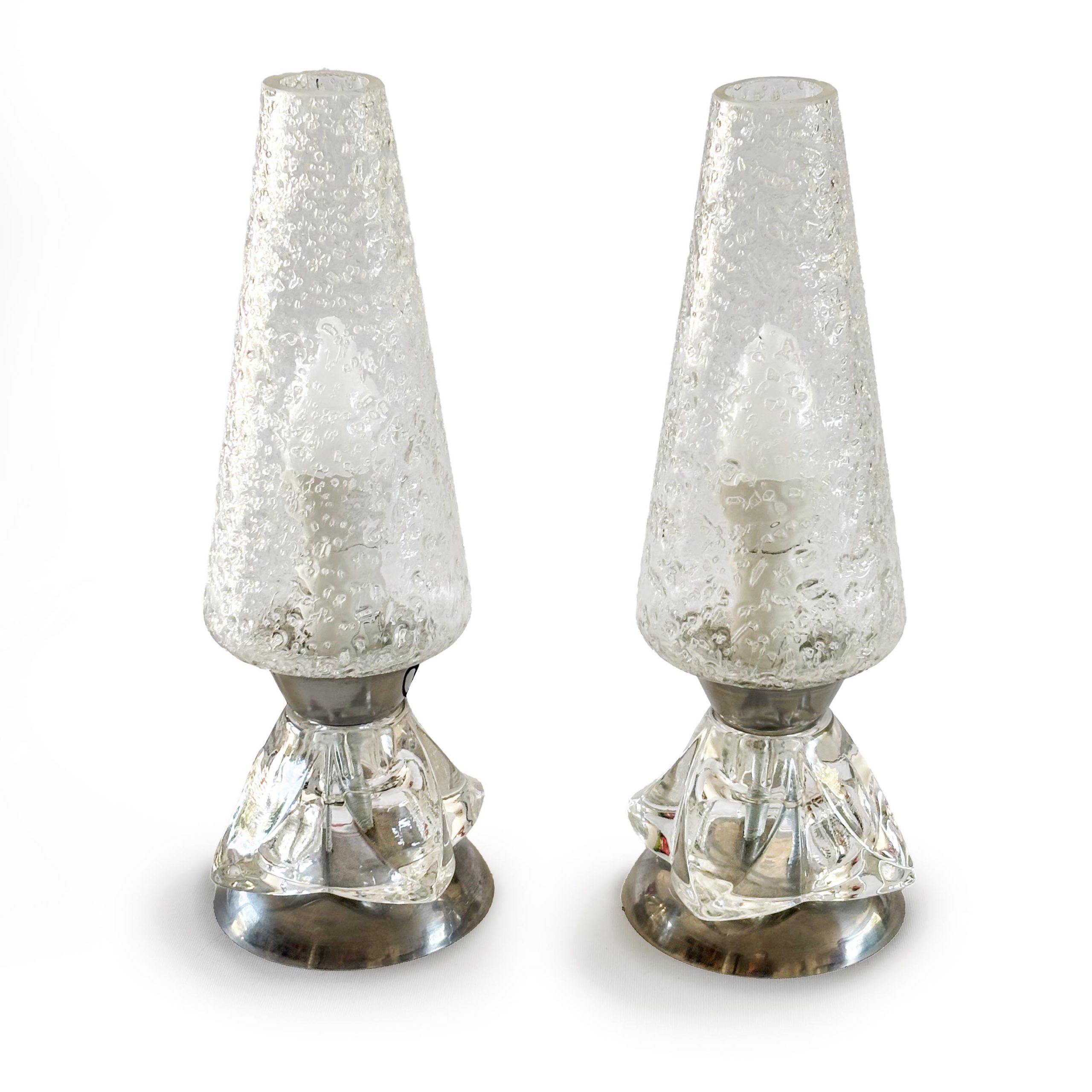 Paire de lampes flutes cristal 'kiki' – Image 2