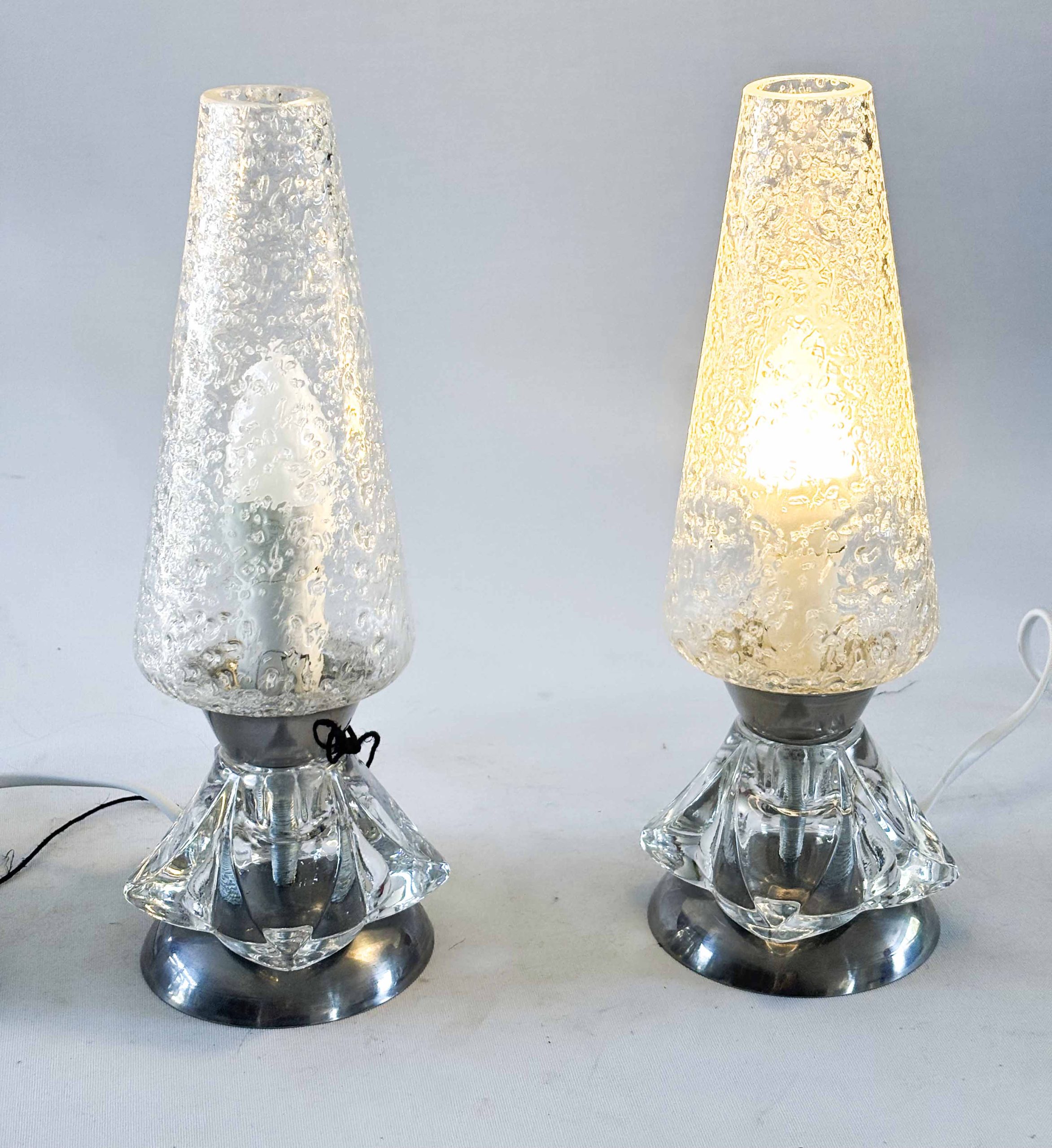 Paire de lampes flutes cristal 'kiki' – Image 3