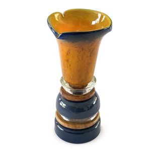 Lampe pate de verre multicolore 'kawa'
